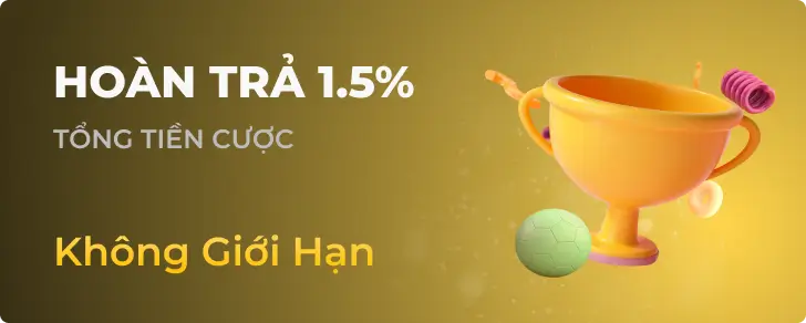 HOÀN TRẢ 1.5%